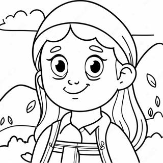 Abenteuerliche Enid Ausmalbild | Enid Ausmalbild