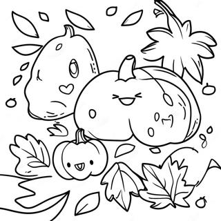 Hallo Herbst Ausmalbild | Hallo Herbst Ausmalbild