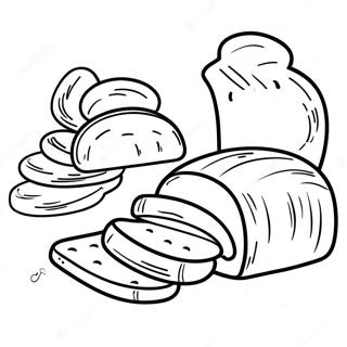 Brot Ausmalbild | Brot Ausmalbild
