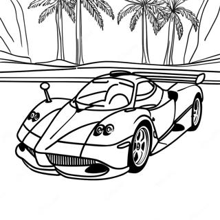 Pagani Ausmalbild | Pagani Ausmalbild