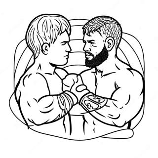 UFC Ausmalbild | UFC Ausmalbild