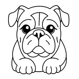 Bulldogge Ausmalbild | Bulldogge Ausmalbild