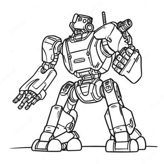 Krieg Roboter Ausmalbild | Krieg Roboter Ausmalbild