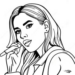 Dua Lipa Ausmalbild | Dua Lipa Ausmalbild