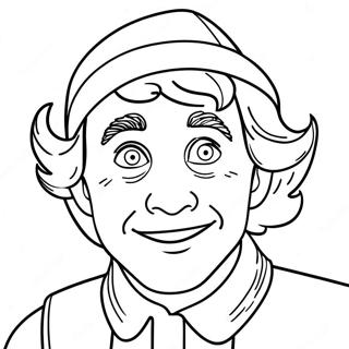 Buddy der Elf Ausmalbild | Buddy der Elf Ausmalbild