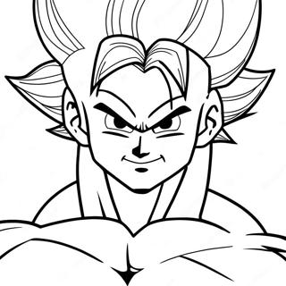 Super Saiyan 4 Goku Ausmalbild | Super Saiyan 4 Ausmalbild
