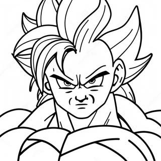 Super Saiyan 4 Transformation Ausmalbild | Super Saiyan 4 Ausmalbild