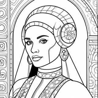Padme Amidala Ausmalbild | Padme Ausmalbild