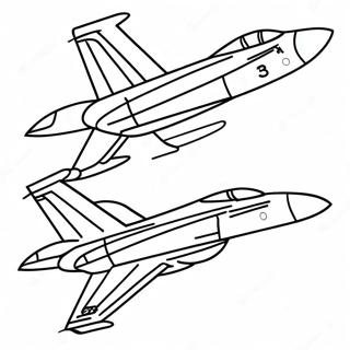 Blaue Engel Jet im Flug Ausmalbild | Blaue Engel Ausmalbild