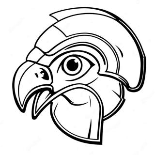 Iowa Hawkeye Logo Ausmalbild | Iowa Hawkeye Ausmalbild