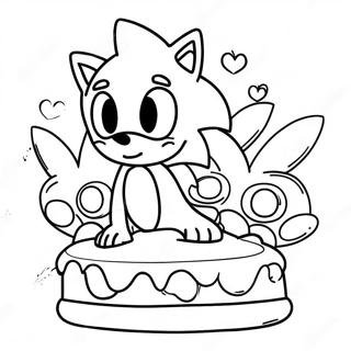 Alles Gute zum Geburtstag Sonic Malvorlagen