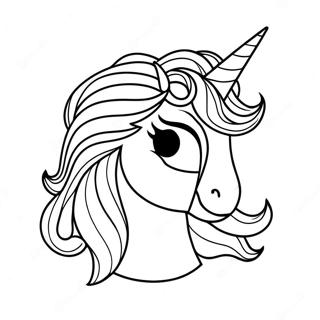 Einhorn LOL Ausmalbild | Einhorn LOL Ausmalbild