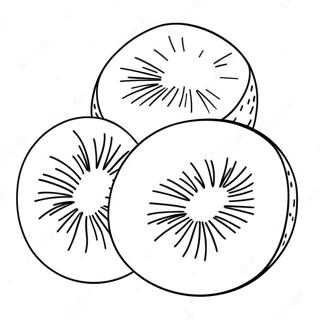 Kiwi-Frucht Ausmalbild | Kiwi Ausmalbild