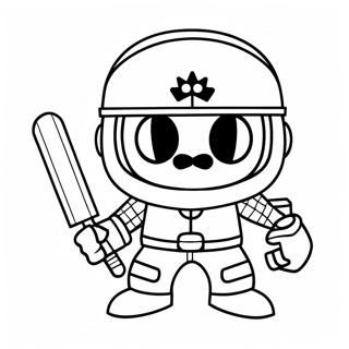Brawl Stars Leon Ausmalbild | Brawl Stars Leon Ausmalbild