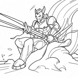 Drift im epischen Kampf Ausmalbild | Drift Fortnite Ausmalbild