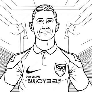 Lewandowski Ausmalbild | Lewandowski Ausmalbild