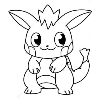 Mega Pokemon Ausmalbild | Mega Pokemon Ausmalbild