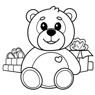 Ausmalbild von Build a Bear | Baue einen Bären Ausmalbild