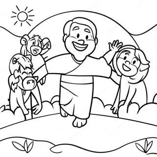 VBS Bibelgeschichte Ausmalbild | VBS Ausmalbild