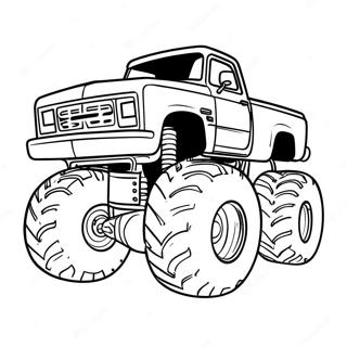 Max D Monstertruck Ausmalbild | Max D Ausmalbild