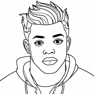 XXXTentacion Ausmalbild | XXXTentacion Ausmalbild
