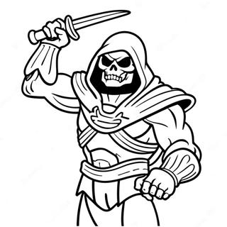 Skeletor Ausmalbild | Skeletor Ausmalbild