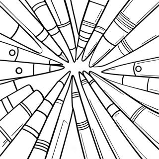 Buntstifte Ausmalbild | Buntstifte Ausmalbild