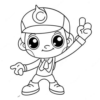 Cyberchase Ausmalbild | Cyberchase Ausmalbild