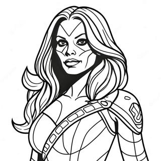 Gamora Ausmalbild | Gamora Ausmalbild