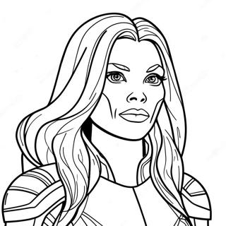Gamora Malvorlagen