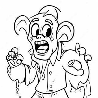 Zombifizierte Disney-Figuren Ausmalbild | Disney Zombies Ausmalbild