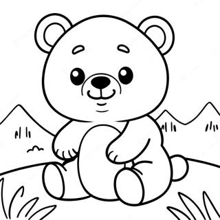 Kleiner Bär Ausmalbild | Kleiner Bär Ausmalbild
