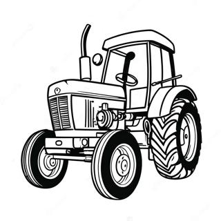 Zugtraktor Ausmalbild | Zugtraktor Ausmalbild