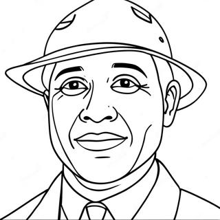 Garrett Morgan Ausmalbild | Garrett Morgan Ausmalbild
