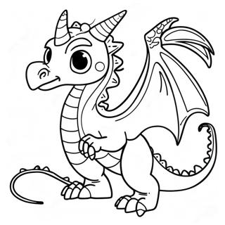 SandWing Drache Ausmalbild | SandWing Drache Ausmalbild