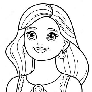 Barbie Skipper Spaß Abenteuer - Ausmalbild | Barbie Skipper Ausmalbild