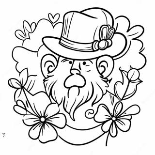St. Patrick's Day Ausmalbild | St. Patrick Ausmalbild
