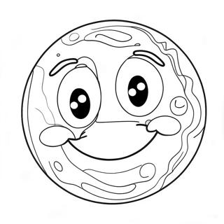 Über den Mond Ausmalbild | Über den Mond Ausmalbild