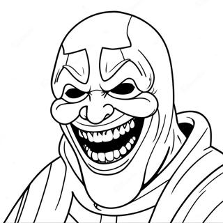 Terrifier Ausmalbild | Schreckensmacher Ausmalbild