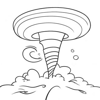Tornado Ausmalbild | Tornado Ausmalbild