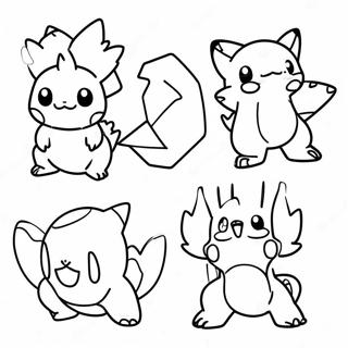Fusion Pokemon Ausmalbild | Fusion Pokemon Ausmalbild