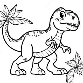 T-Rex Ausmalbild | Trex Ausmalbild