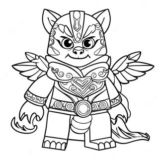 Lego Chima Charaktere Ausmalbild | Lego Chima Ausmalbild