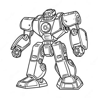 Mech Ausmalbild | Mech Ausmalbild