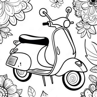 Roller Ausmalbild | Roller Ausmalbild