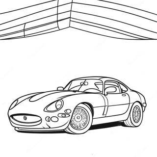 Jaguar Auto Ausmalbild | Jaguar Auto Ausmalbild