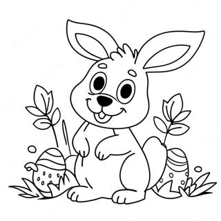 Bluey Ostern Ausmalbild | Bluey Ostern Ausmalbild