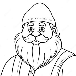 Yukon Cornelius Ausmalbild | Yukon Cornelius Ausmalbild