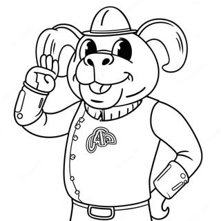 Aggie Maskottchen Ausmalbild | Texas A&M Ausmalbild