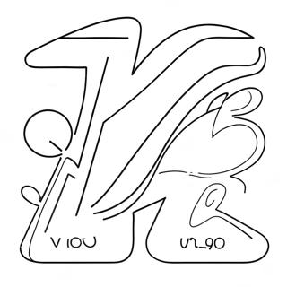 A-E-I-O-U Vokale Ausmalbild | Vokal Ausmalbild